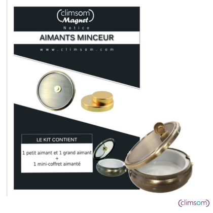 Aimants minceur Climsom Magnet - méthode naturelle pour réguler l'appétit et favoriser la perte de poids, vendu sur Zen et Pop's